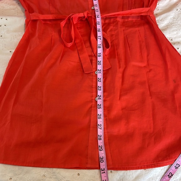 🌸Tristan 100% cotton button up tunic blouse - Picture 7 of 10